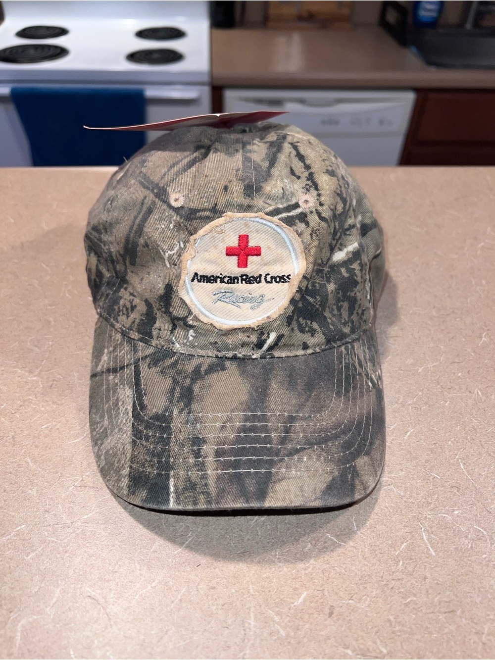 American Red Cross Racing Hat - Camo - Adjustable